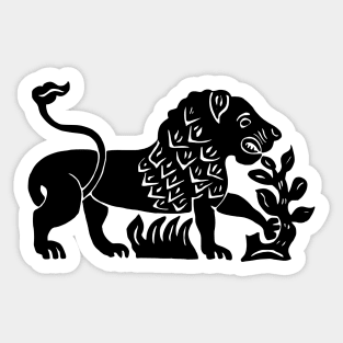 Heart of a Lion Sticker